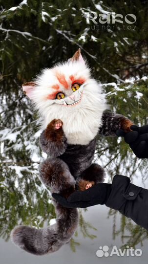 Авторская игрушка: Котик Они