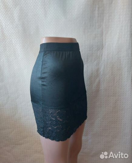 Нижняя юбка подъюбник чёрный Англия 42-44-46