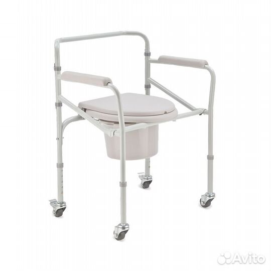 Стул туалет для инвалидов на колесах