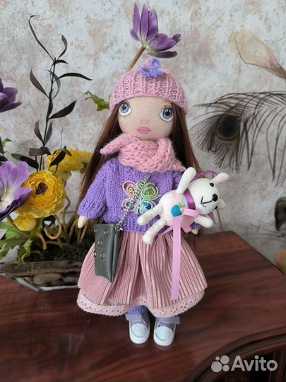 Интерьерная кукла ручной работы