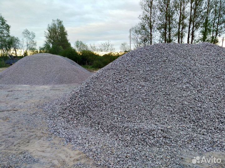 Щебень гравийный