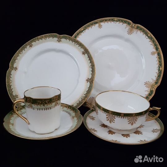 Набор чайное и кофейное трио Лимож