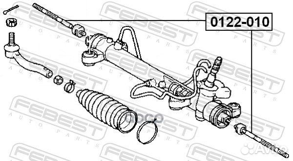 Тяга рулевая (toyota avensis ADT25#/AZT25#/CDT2