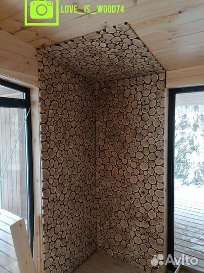 Панно из можжевельника