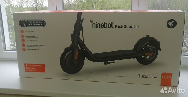 Новый Электросамокат Ninebot KickScooter F30P
