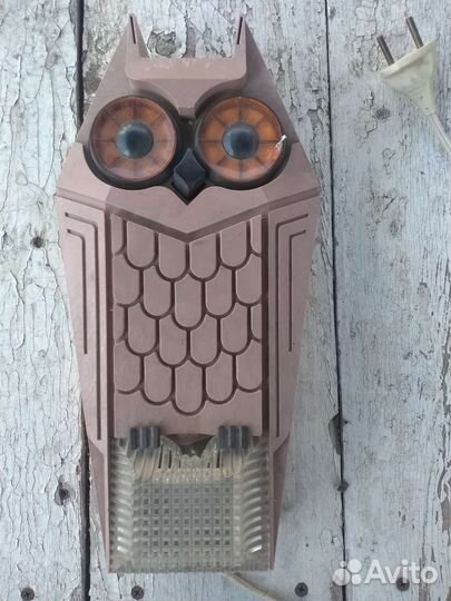 Светильник сова СССР ночник