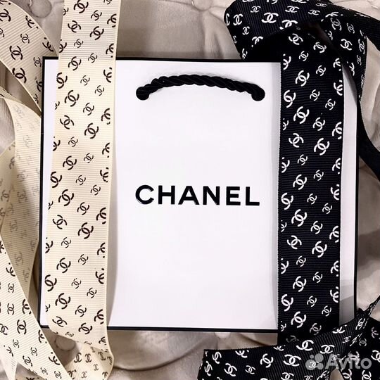 Chanel лента репсовая 25мм