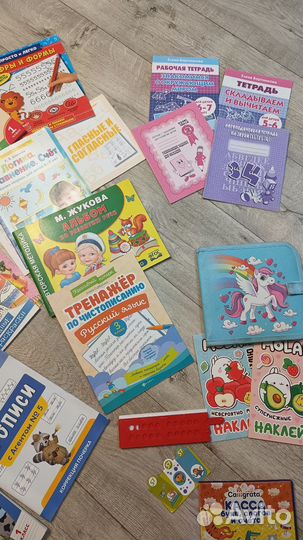 Прописи, касса букв, учебники Жуковой
