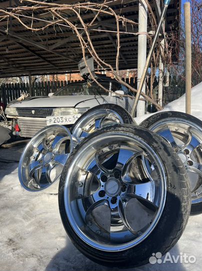 Enkei AME Shallen Schrift r18