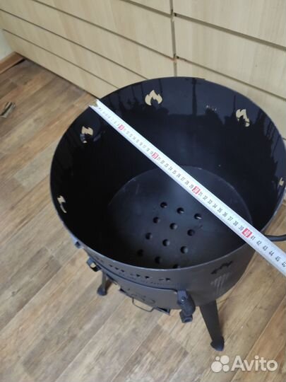 Печь для казана с дверцей 41 см