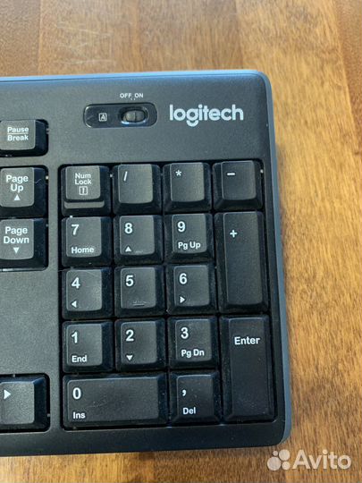 Беспроводная клавиатура и мышь Logitech