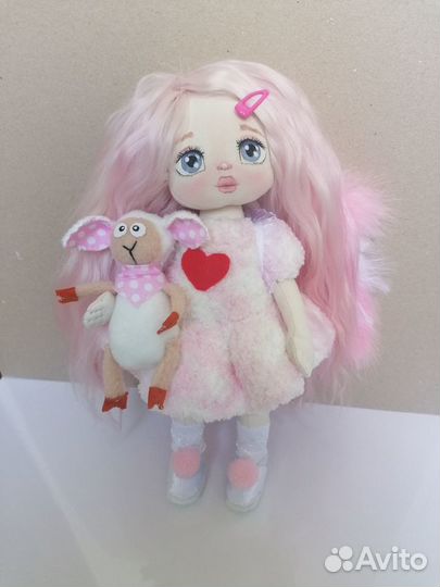 Кукла текстильная 25 см