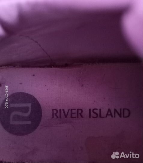 Кеды кроссовки белые River Island 38