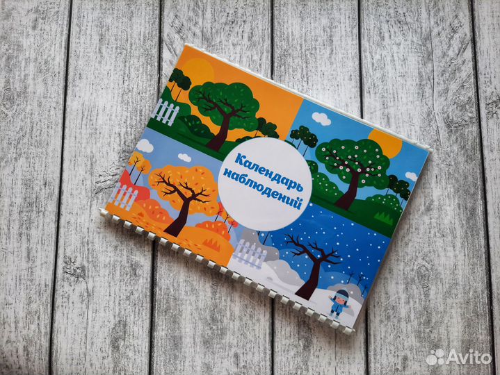 Календарь наблюдений на липучках