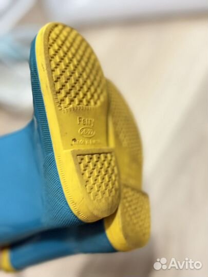 Резиновые сапоги для мальчика 26 27