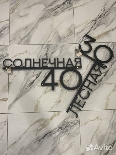 Адресная табличка