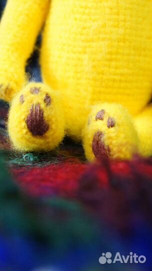 Мягкая игрушка/В подарок/Мишка/Медведь/Жёлтый