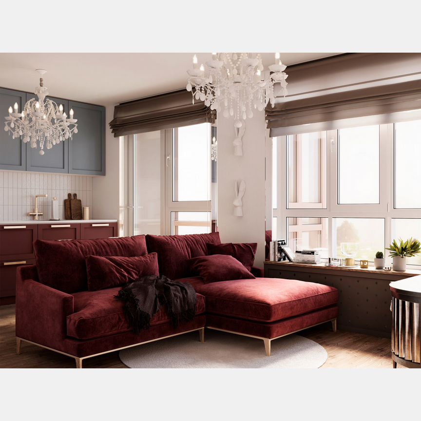2-к. квартира, 63,6 м², 1/12 эт.