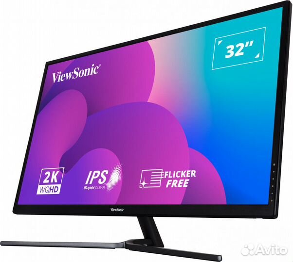 2K монитор Viewsonic на 32 дюйма IPS