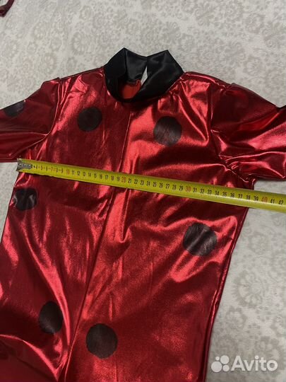 Карнавальный костюм Леди Баг с париком 5-6 л