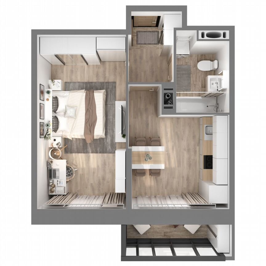 1-к. квартира, 37,5 м², 15/23 эт.