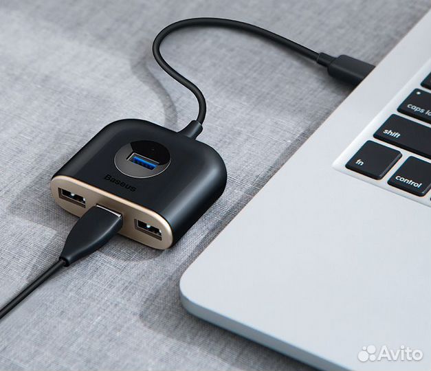 USB-концентратор Baseus (usb-хаб) - 4 в 1 (1 метр)