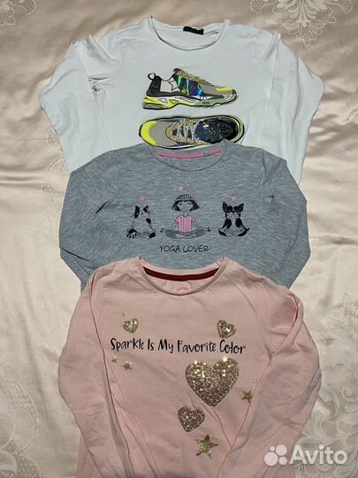Пакет летней одежды для девочки 134 140