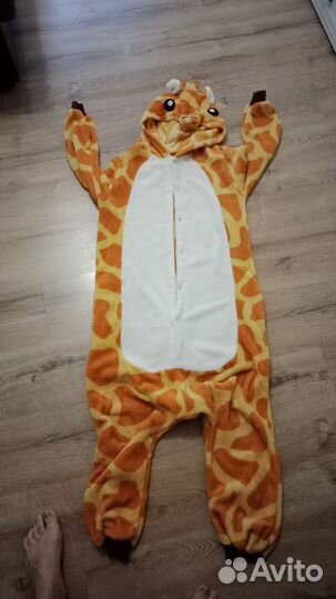 Пижама кигуруми единорог и жираф