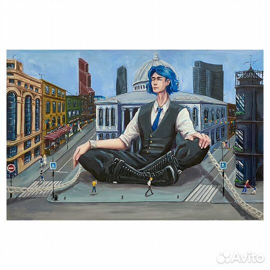 Картина «Мой город» 60*90см