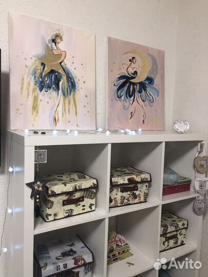 Интерьерная картина «Балерины» на холсте