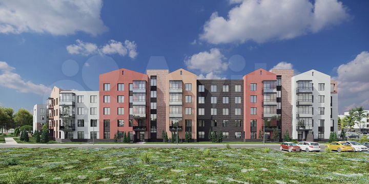 2-к. квартира, 61,9 м², 5/5 эт.