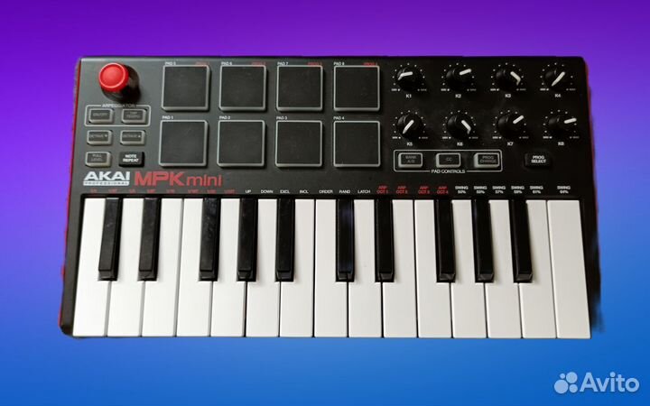 Akai MPK mini MK2 midi - клавиатура