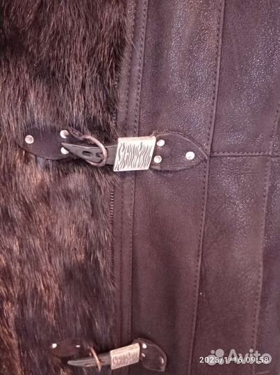 Дубленка натуральная женская р. 42