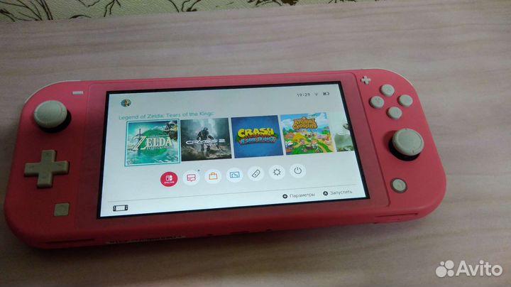 Nintendo switch lite с играми