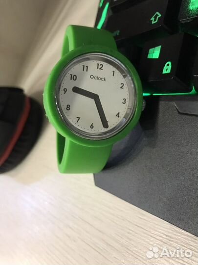Часы браслет o’clock fullspot green зеленые