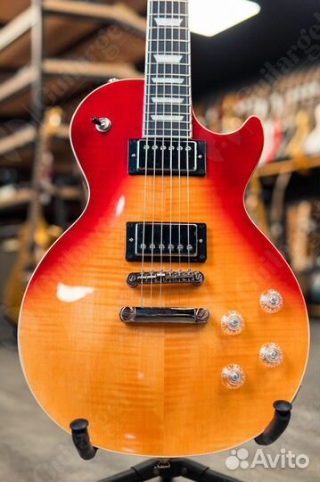 Epiphone Les Paul Modern Figured Magma Orange Fade