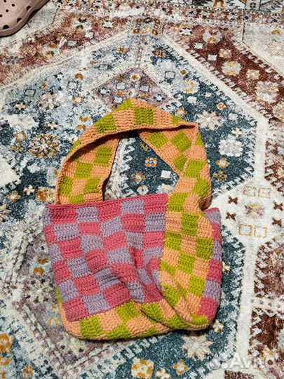 Вязаная крючком сумка