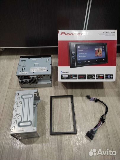 Магнитола с блютуз pioneer mvh g210bt. 2din