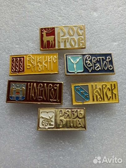 Значки 6шт цена за все