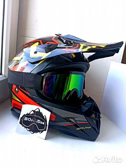 Мото очки новые,мото шлем кроссовый,мотошлем новый