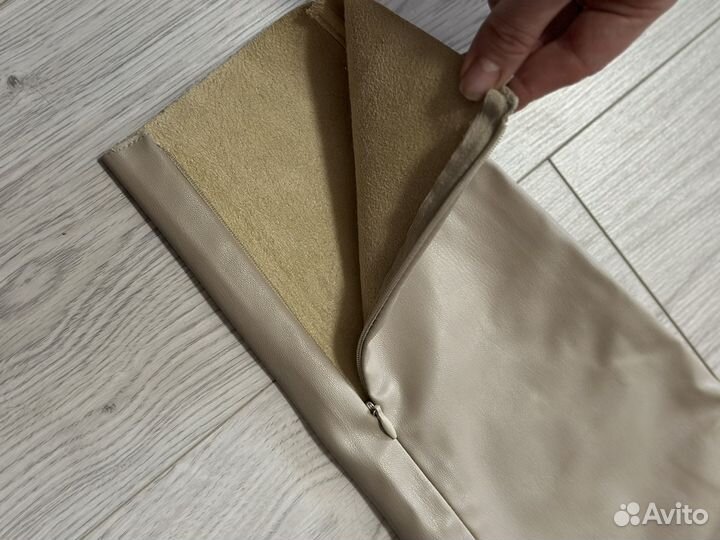 Кожаные лосины zara