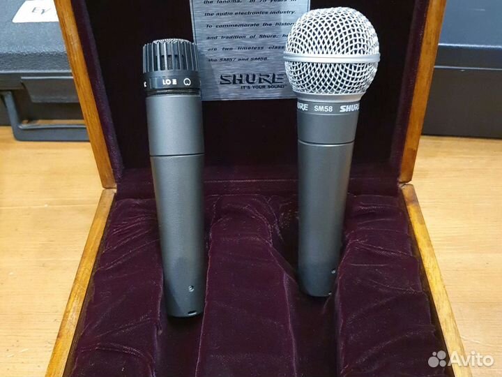 Shure SM57/58 75th Anniversary Limited Edition