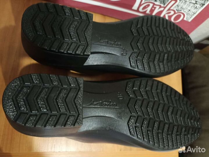 Новые кожаные туфли