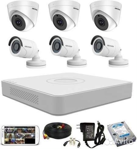 Установка видеонаблюдения