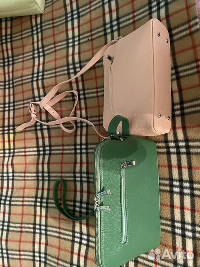 Новые сумочки - яркие и нежные, нат. кожа