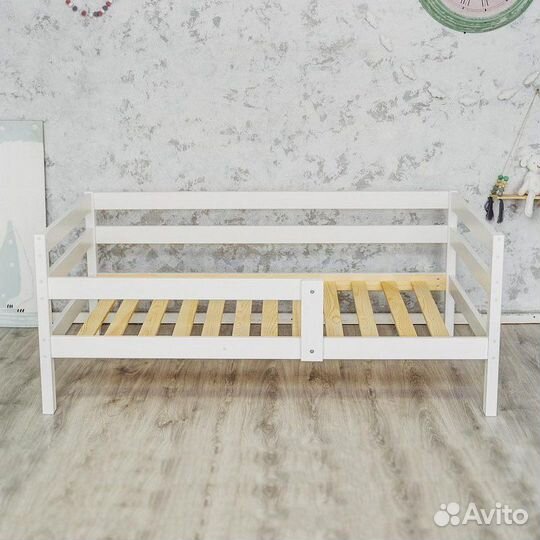 Кроватка подростковая софа цвет белый