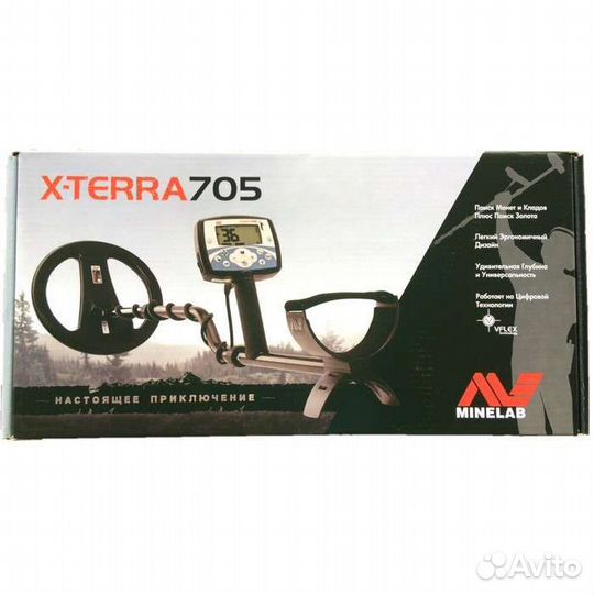 Металлоискатель minelab x terra 705 бу