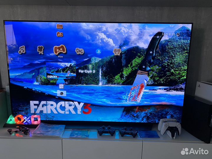 Sony PS3 Slim + 228 Игр + 2 Джоя