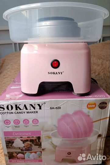 Прибор для приготовления сахарной ваты Sokany