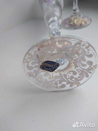 Фужеры,богемское стекло. Аренда
